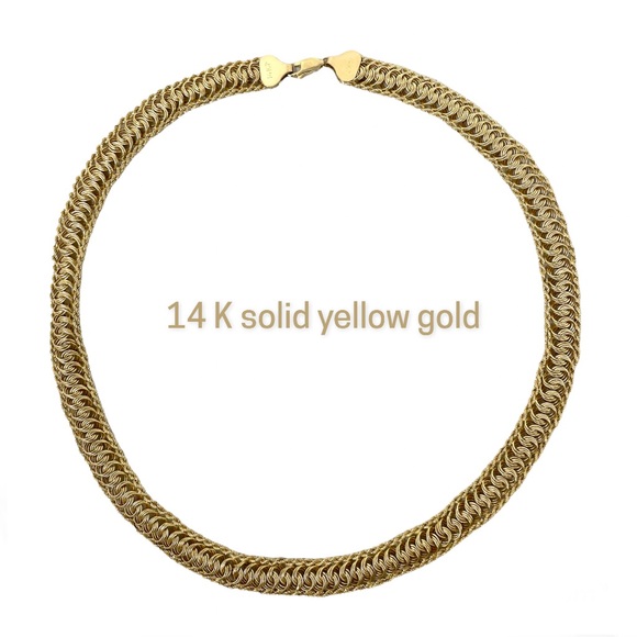 14K Jewelry - 14K solid gold necklace, 13.4g